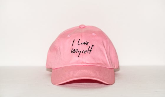 Image of Pink I Love Myself hat