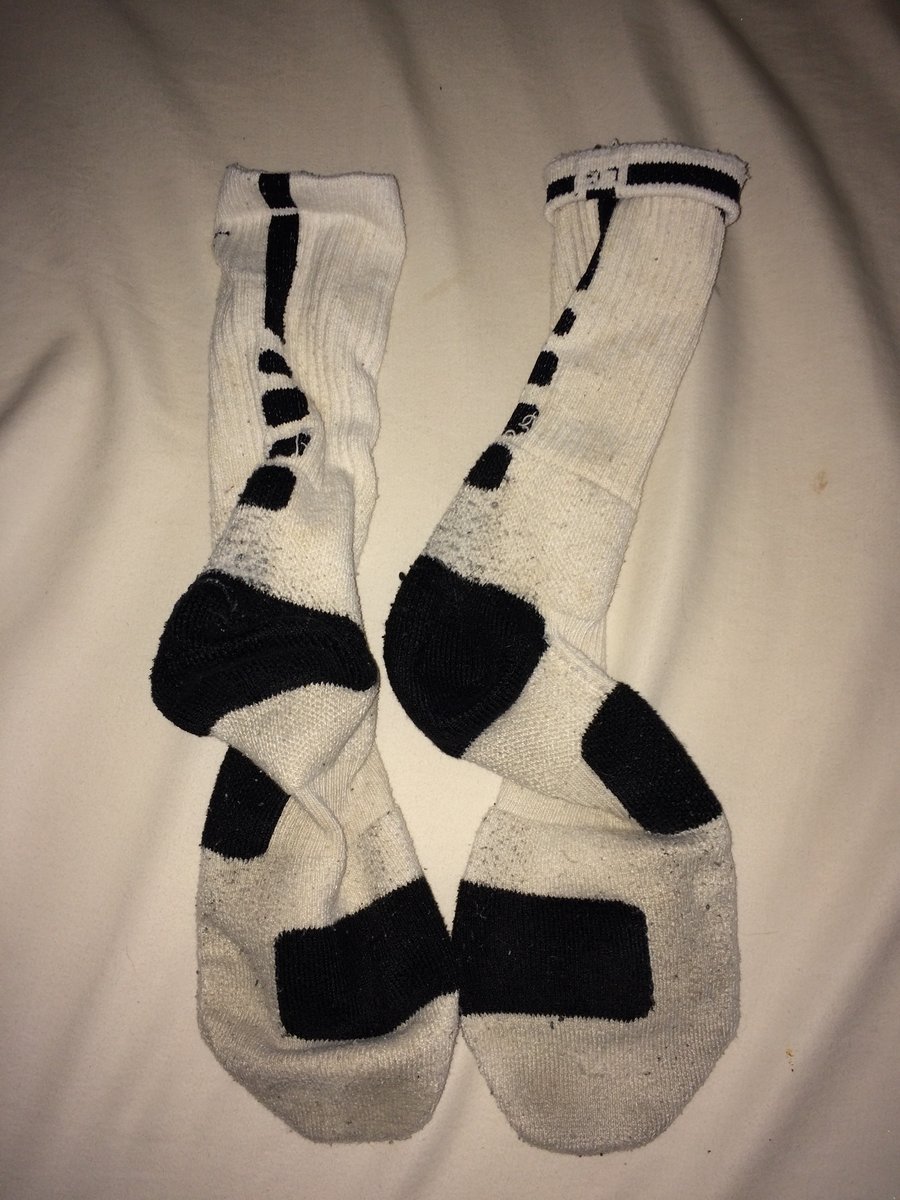 Nike elite socks black and white on sale