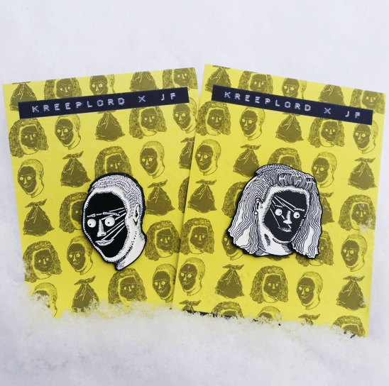 Image of VOIDFACE ENAMEL PIN SET