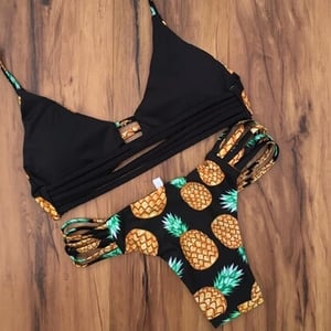 Image of SYNS PINEAPPLE STRINGS  BIKINI  SWIMWEAR 2016