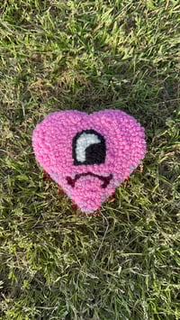 Light pink heart coaster  