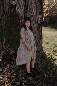 Image 2 of Inverno • Light brown linen dress