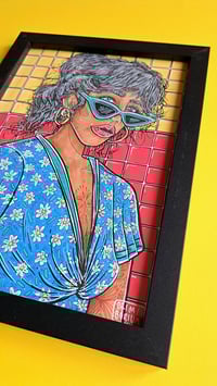 Image 2 of 'VALLDEMOSSA I' original illustration (A4, frame incl.) 