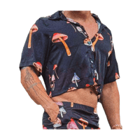 Image 1 of fungal crop top shirt