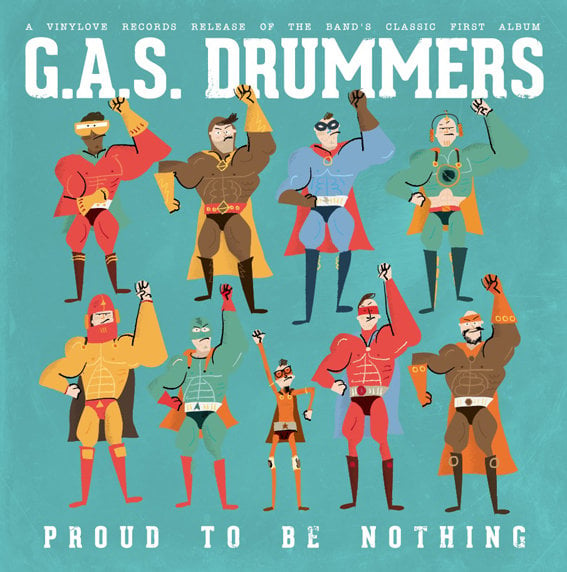 Image of VLR06 GAS DRUMMERS "Proud to be Nothing" LP