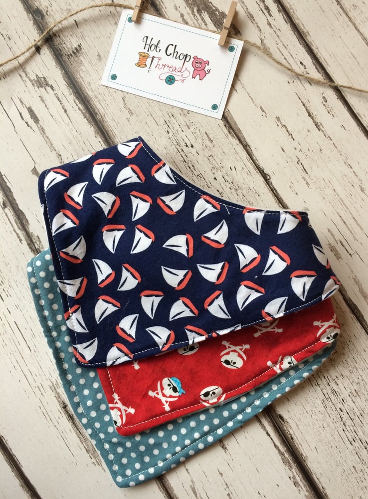 Image of Bib trio: Ships Ahoy