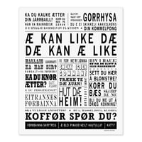 Troms postkort "Æ kan like dæ"