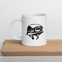Image 1 of White glossy mug Motorcycle