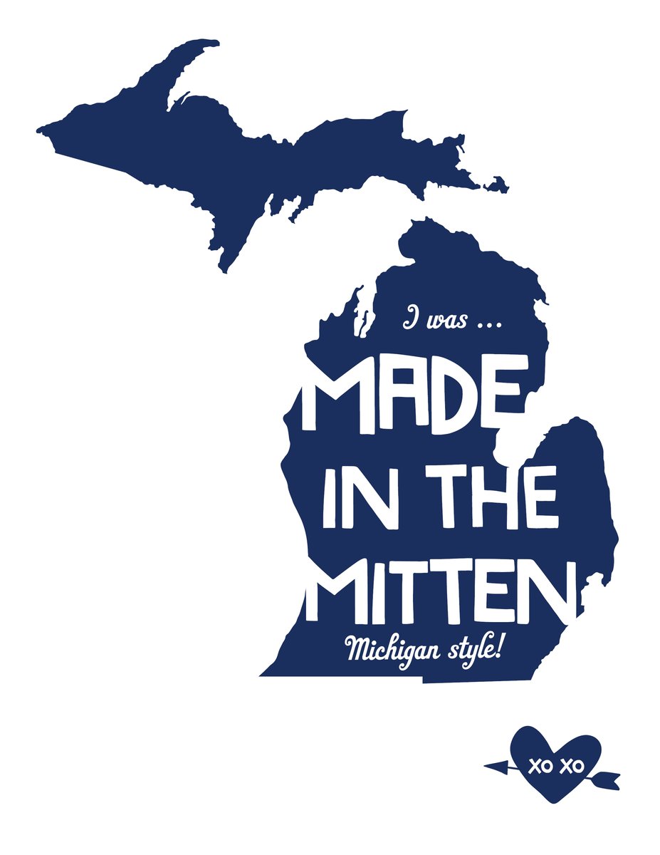 90s Kid Sticker – Made In The Mitten