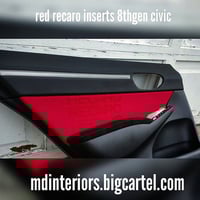 Image 3 of 8thgen/9thgen recaro door inserts coupe and sedan