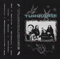 027- Turquoise “S/T” Cassette Tape