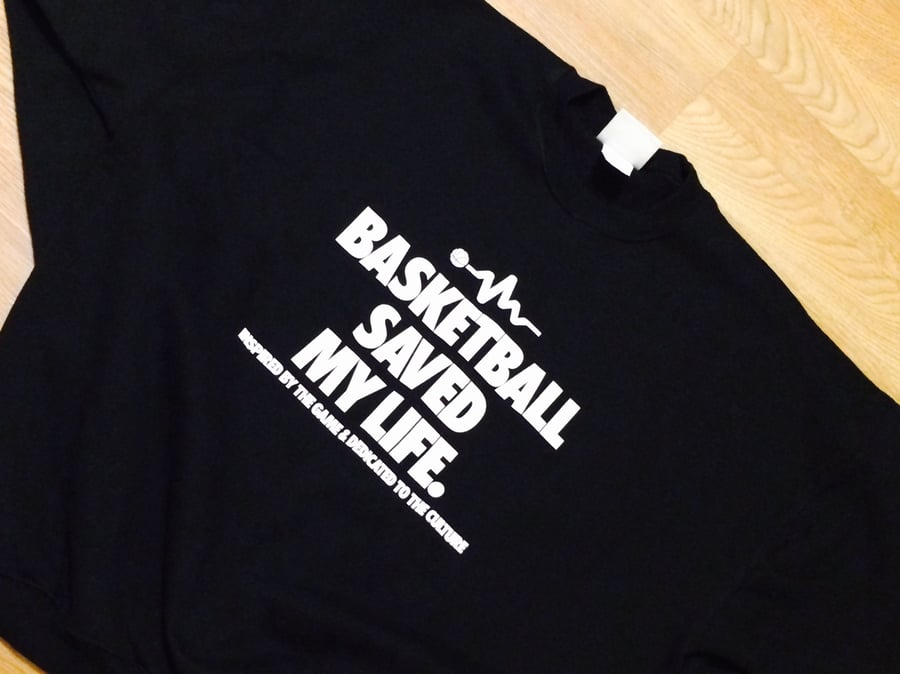 Image of Basketball Saved My Life Black Sweatshirt (*pre-order)
