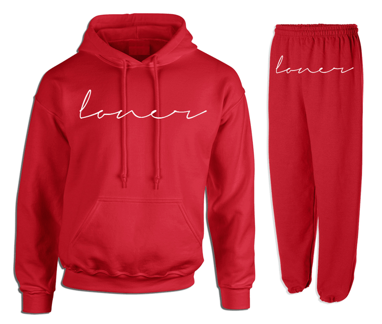 Image of RED "SIGNATURE" SWEATSUIT