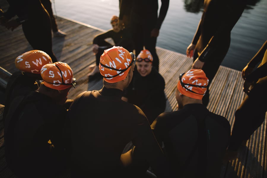 Image of SDC SWIM CAP [ORANGE]