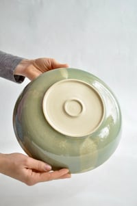 Image 3 of Centerpiece Serving Bowl – Moss Green