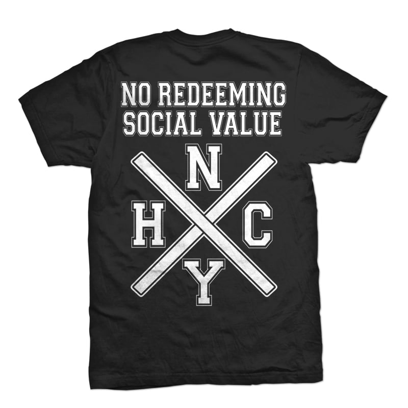 NYHC NO REDEEMIG SOCIAL VALUE Tシャツ 　サイズL Dead City Merchandise — NO REDEEMING SOCIAL VALUE 