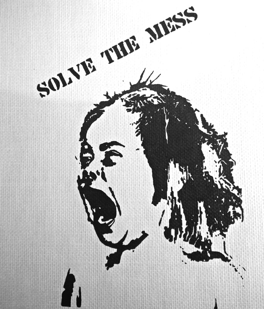 Image of Wallpaper "Solve the mess" 50 x 70 cm