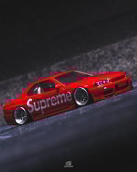 Image 3 of SUPREME NISSAN SKYLINE R34 CUSTOM