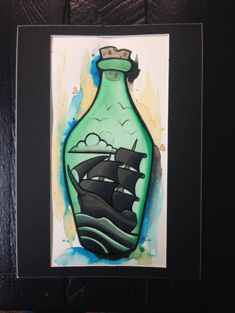 Image of Ship in a bottle