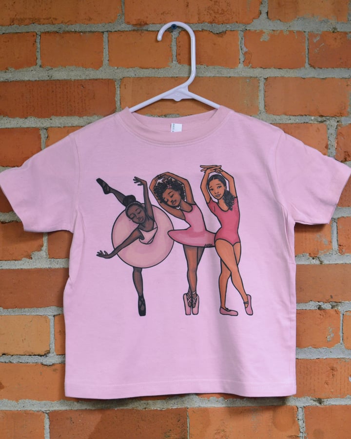 Image of Black Ballerina Youth T-Shirt