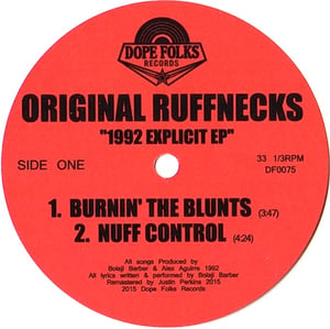 Image of ORIGINAL RUFFNECKS "1992 EXPLICIT EP" 