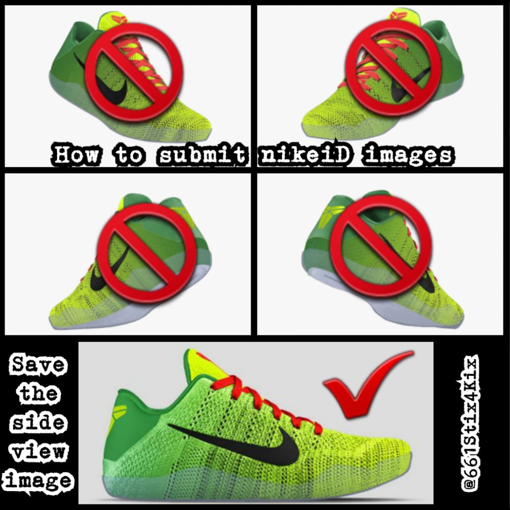 Image of Custom Nike iD Shoebox Sticker