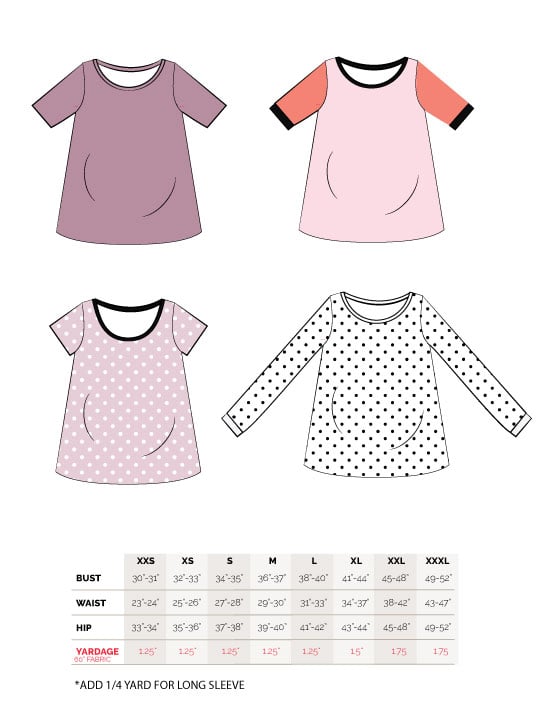 Image of the BLAIR essential maternity tee