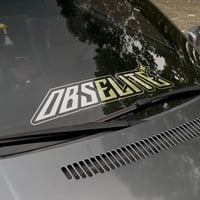 Image 5 of “Obselite” y2k Style Windshield Banner