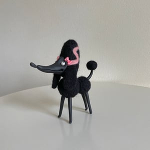 Image of Poodle in Black and Pink