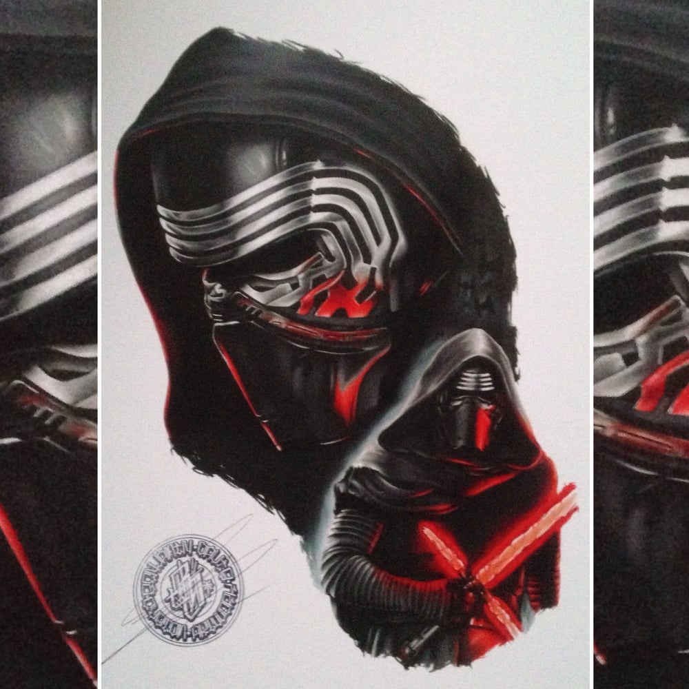 Image of Limited edition Kylo-Ren print