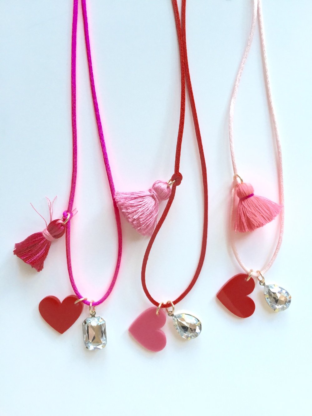 Image of Jeweled Heart Necklace