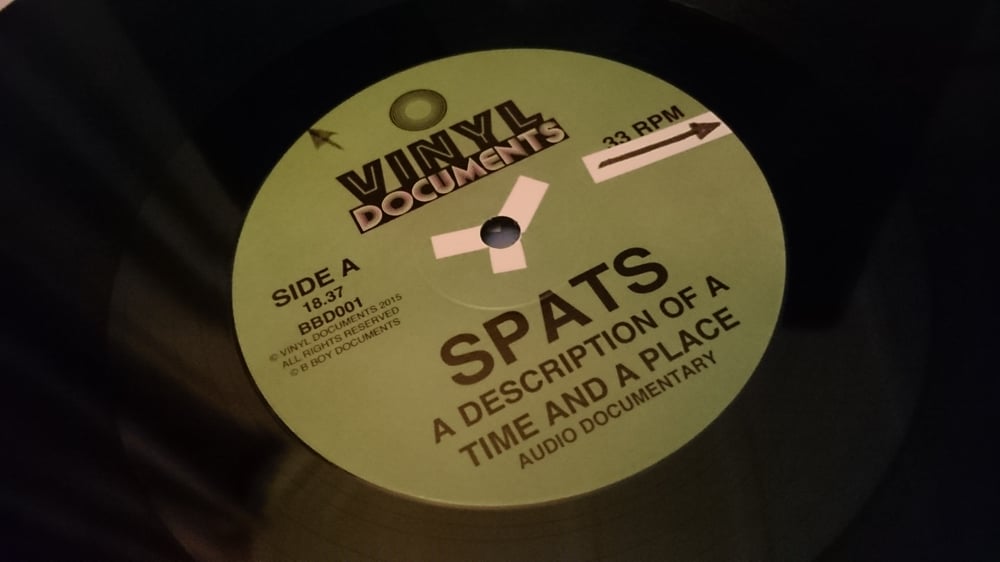 Image of SPATS: A DESCRIPTION OF A TIME AND A PLACE LP / Cool Cash C 45 Bundle