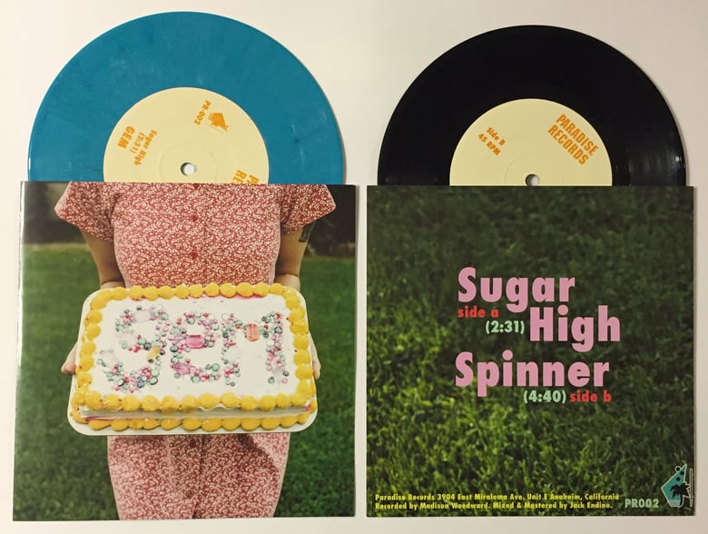 Image of GEM - Sugar High b/w Spinner 7" Single