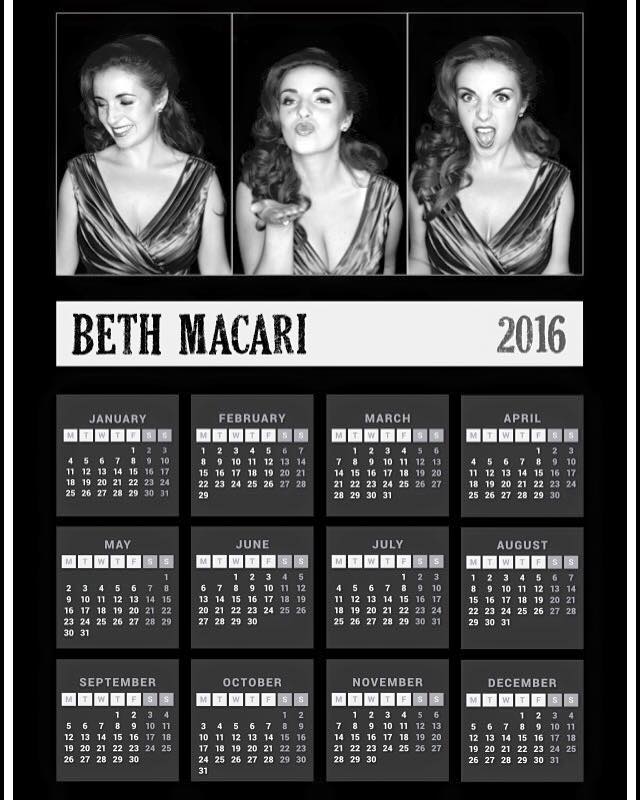 Image of Beth Macari 2016 Wall Calender 