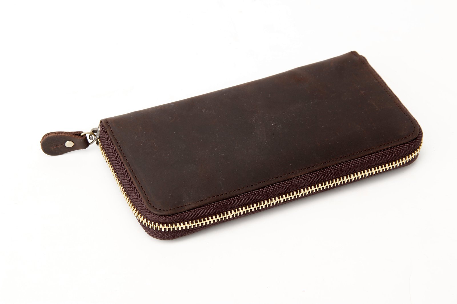 Mens Genuine Leather Zipper Short Wallet Vintage Money Clip Multi Card Card  Holder Coin Pocket Gift Men | 90 Days Buyer Protection | Temu