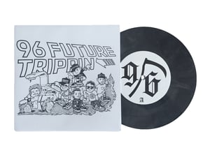 Image of 96 FUTURE TRIPPIN' // BLACK MARBLE // 7 INCH VINYL RECORD GERMANY RELEASE