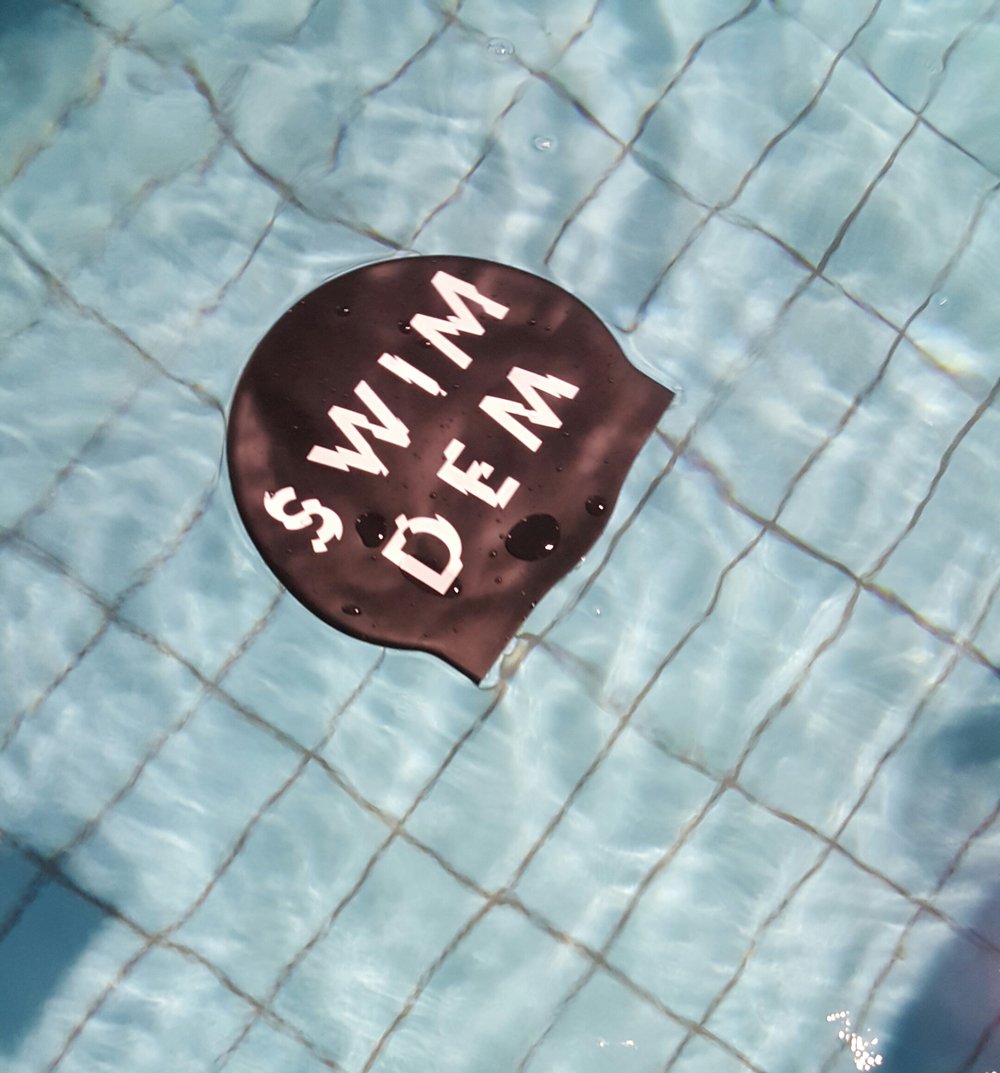 Image of SDC SWIM CAP [BLACK]