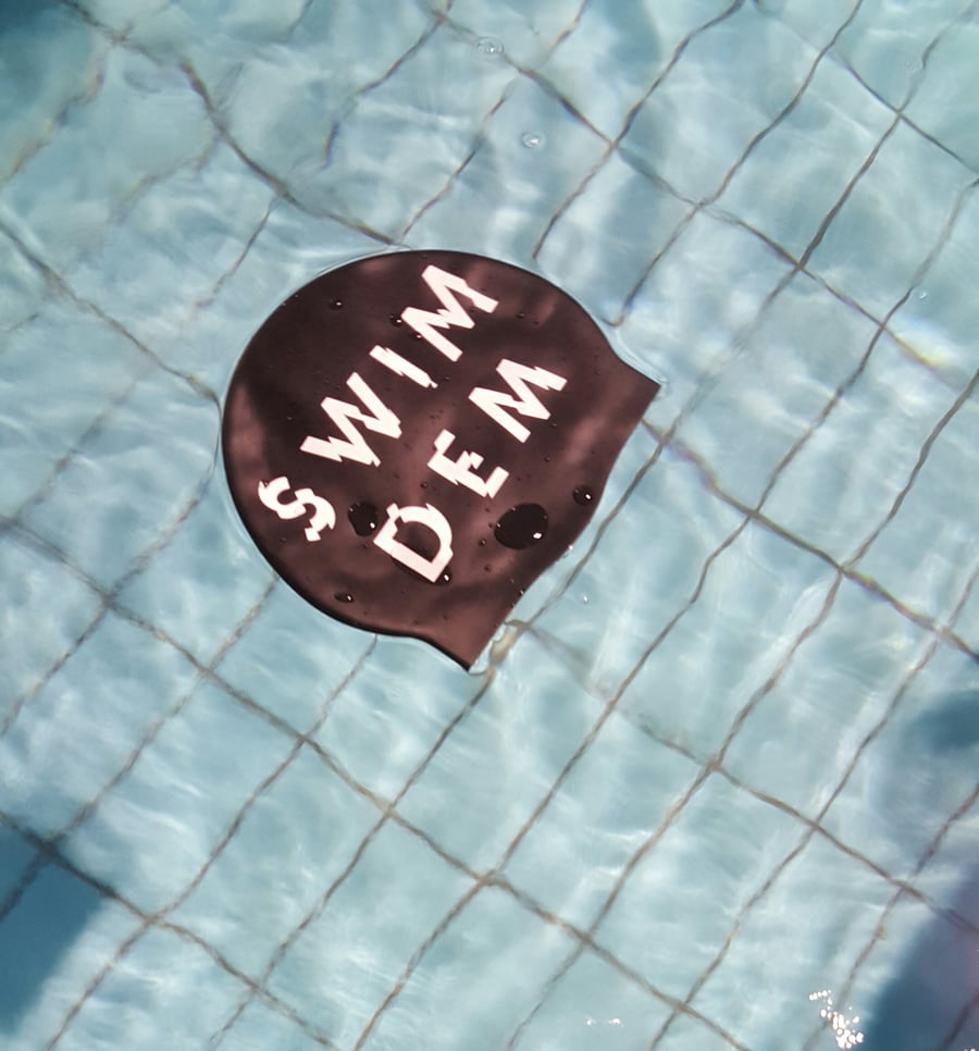 Image of SDC SWIM CAP [BLACK]
