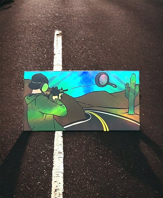 384. Flying Pan Sticker