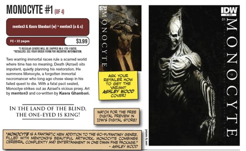 Image of MONOCYTE #1 OF 4 (A, B, & RI COVERS)