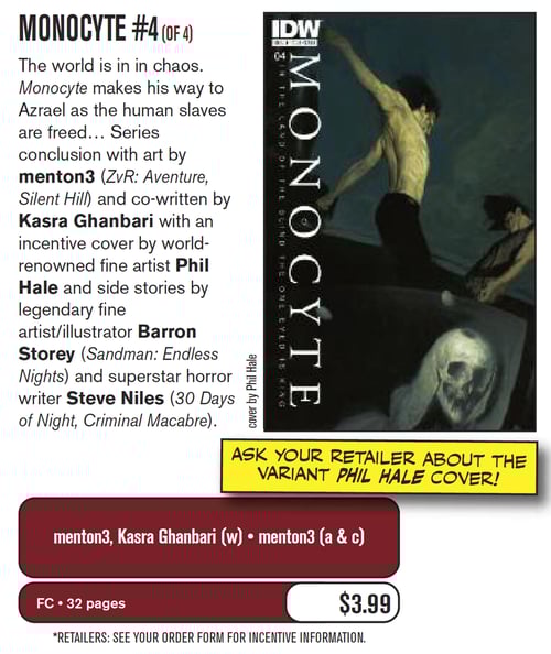 Image of MONOCYTE #4 OF 4 (A, B, & RI COVERS)