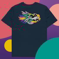 Image 3 of White Rabbit Back print Unisex organic cotton t-shirt