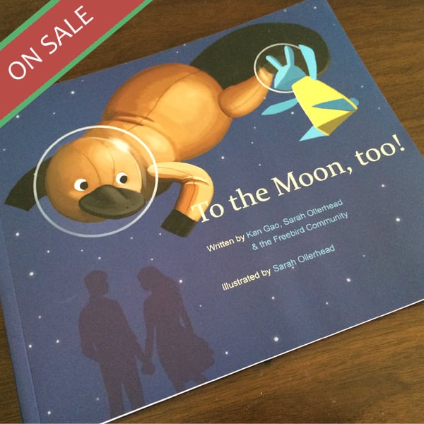 Image of "To the Moon, too!" Printed Comic Book