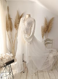 Image 10 of Off white dress for maternity photoshoots | Juliette | size S-M-L