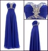 Beautiful Royal Blue Sweetheart Beaded Prom Dresses, Prom Dress , Evening Gowns