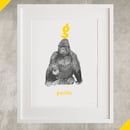 Image of G - Gorilla Letter Print