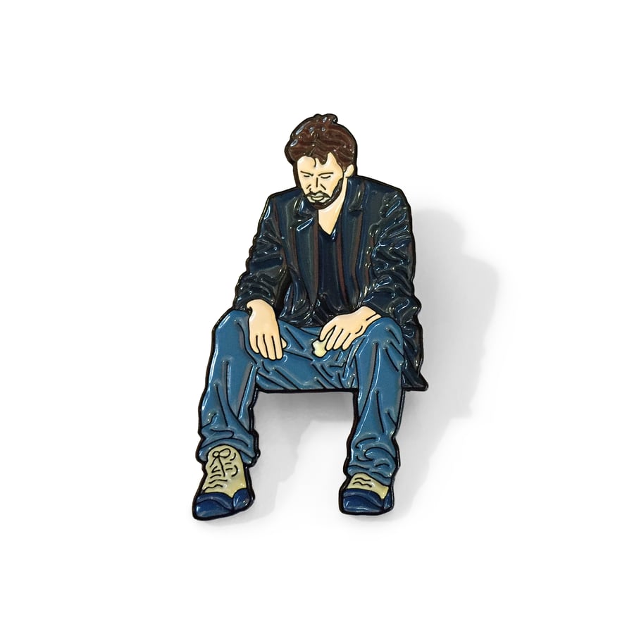 Image of Sad Keanu pin