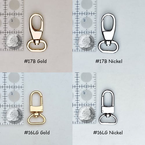 Image of Black Leather Strap with LEATHER WEAVE Accent - .75" Wide - Choose Hook Finish & Style