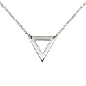 Triangle sterling silver necklace