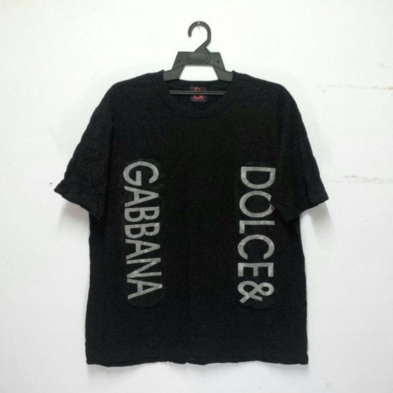 Image of Vtg Dolce & Gabbana Black Tee Size M